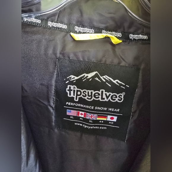 NWT!! Tipsy Elves, Icy Blunder Insulated Jacket, Blue/Black, Size XL, MSRP $190 - Picture 13 of 16